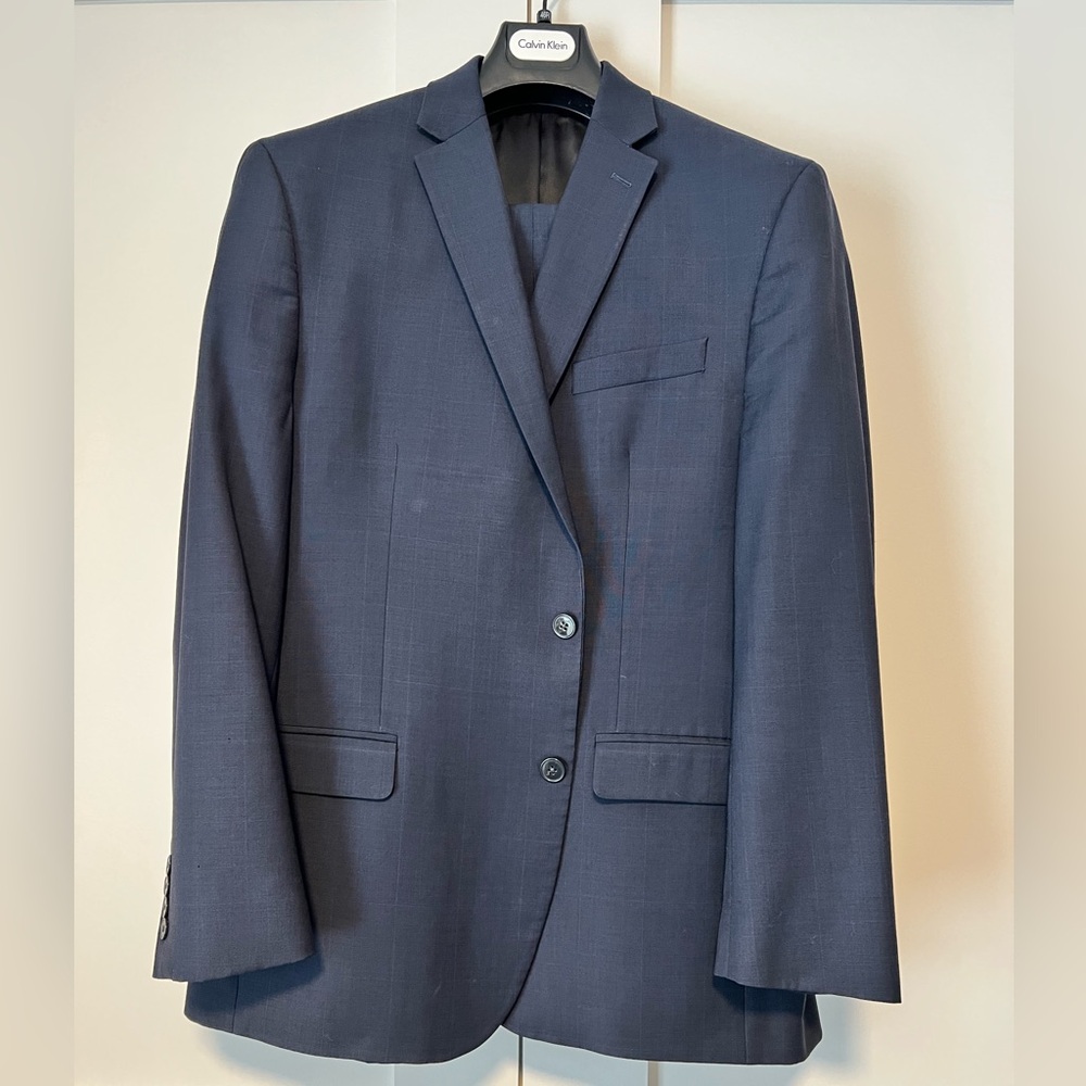 Men’s Calvin Klein suit jacket and pants